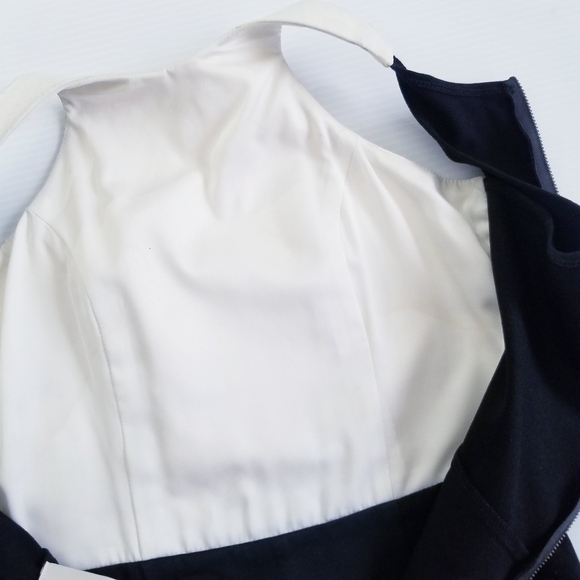 Mason X Michelle Mason Lambskin Leather Colorblock Phyton Embossed Tank dress - Picture 14 of 15